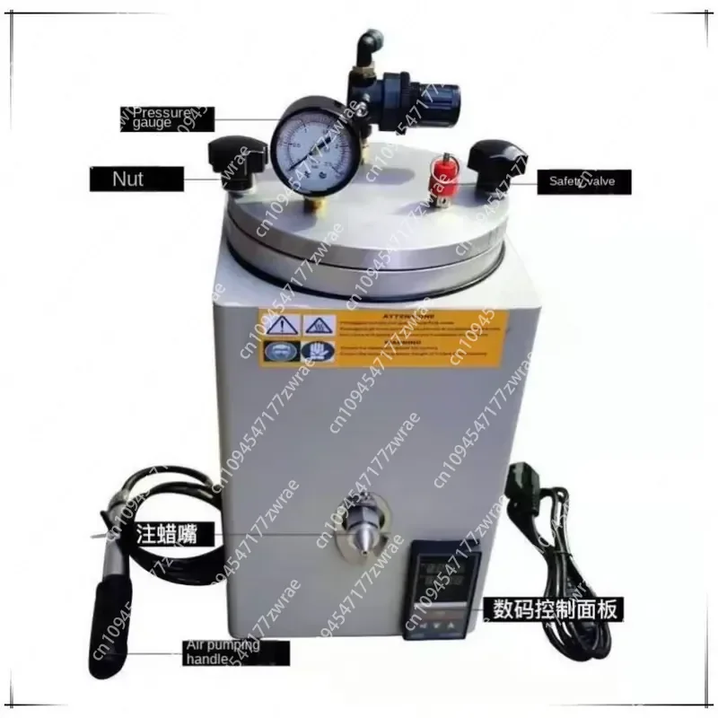 Gas Machine for Jewelry Casting Less Bubble Wax Plate Equipment Vacuum Waxing Wax Machines
