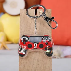 Acrylic Gamepad Keychain Charms Red Dead Redemption 2 Keyring Game Fans Fashion Jewelry Props Car Decor Pendant Key Holder