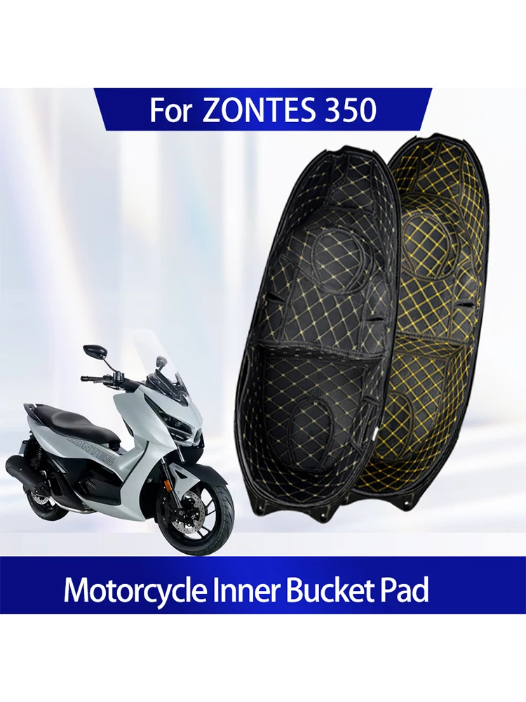 

FOR Zontes 350 Motorcycle Seat Bucket Inner Pad Leather Material Comfortable Motorcycle Interior Accessories