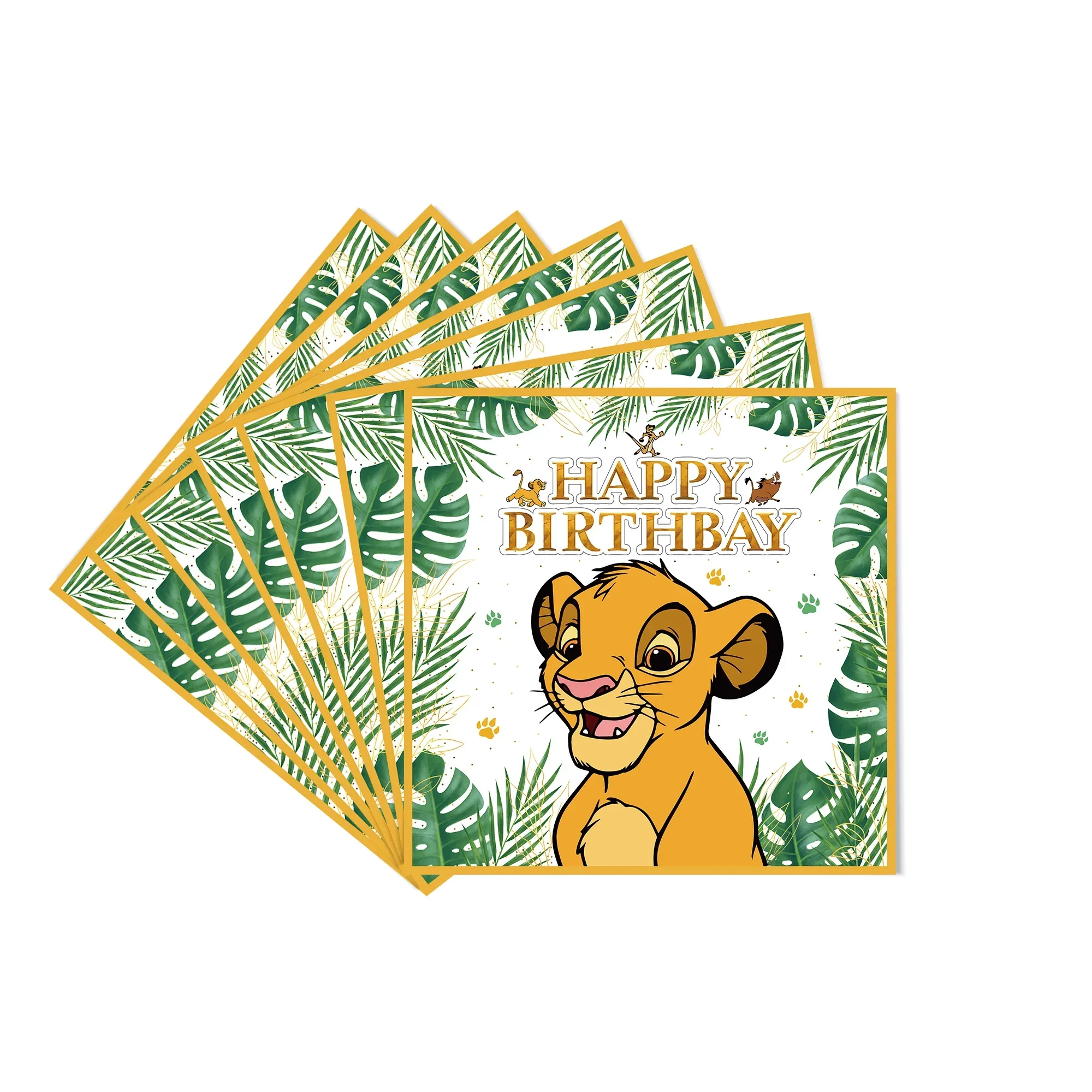 Disney Lion King Simba Birthday Party Decorations Disposable Tableware Tablecloth Fork Knife Spoon Cup Plate for Kid Baby Shower