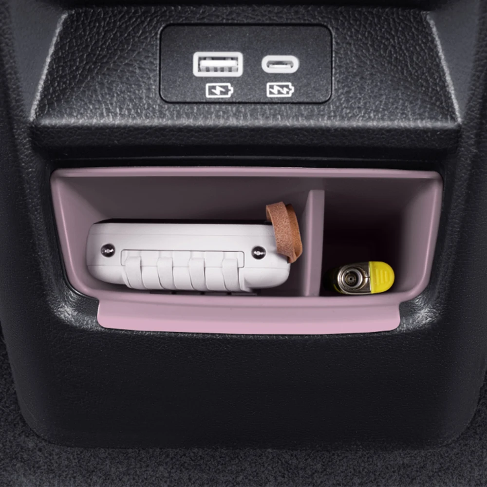 For BYD Seal U Sealion 6 Song Plus Central Control Rear Air Outlet Storage Box Expansion Supplies Silicone Material Storage Box