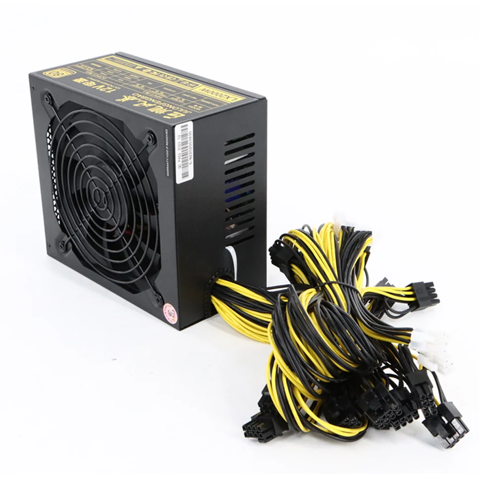 Alimentatore di alta qualità 4U 2U Mute 2500W 2000w 1800w per GPU 3060TI 3080