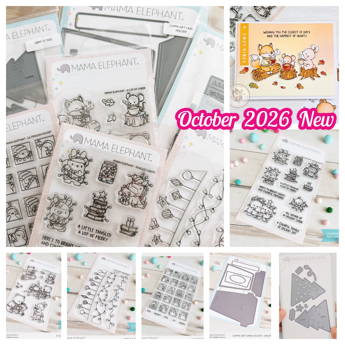 October 2026 New Light a Tree - Creative Cuts Edge Sentiments Metal Cutting Dies Stamp for DIY Scrapbook Photo Album Paper Craft
