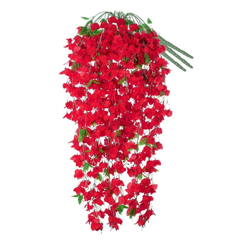 2PCS  Artificial Bougainvillea Bouquet Flowers For Home Centerpieces Garden Party Indoor Outdoor Spring Summer Decoration