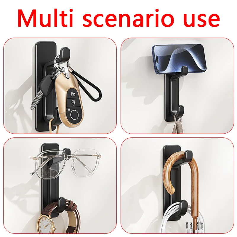 5 قطعة هوك لزجة قوية دون اللكم هوك المطبخ الحمام غرفة المعيشة باب هوك غرفة نوم عنبر السنانير لزجة ملونة