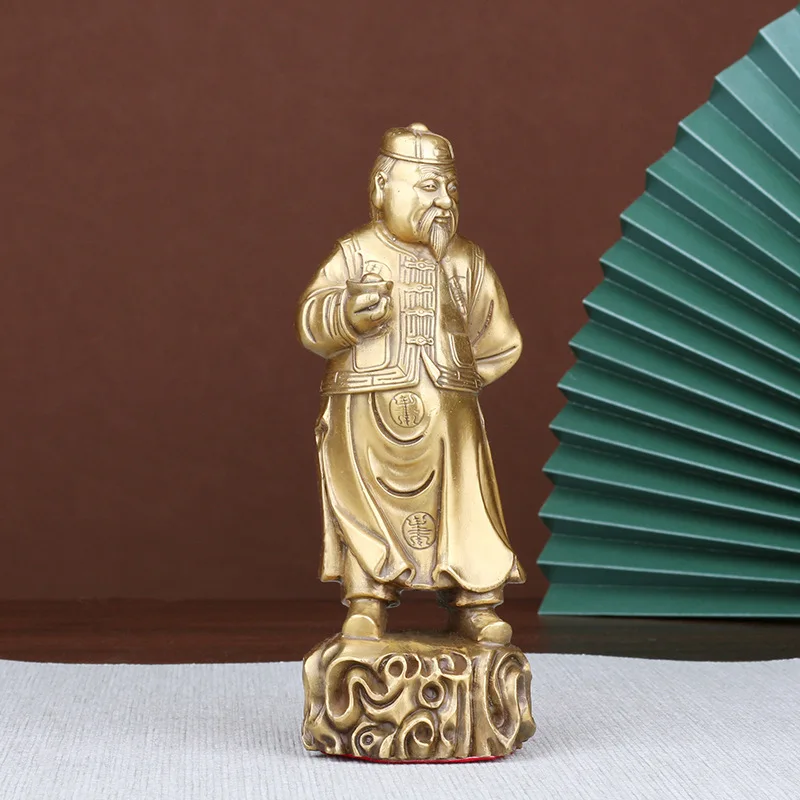 Pure Copper One Book of Ten Thousand Profit Money Shopkeeper Ornament Shop Office Decoration Landlord Accountant Old Rich Man Mo