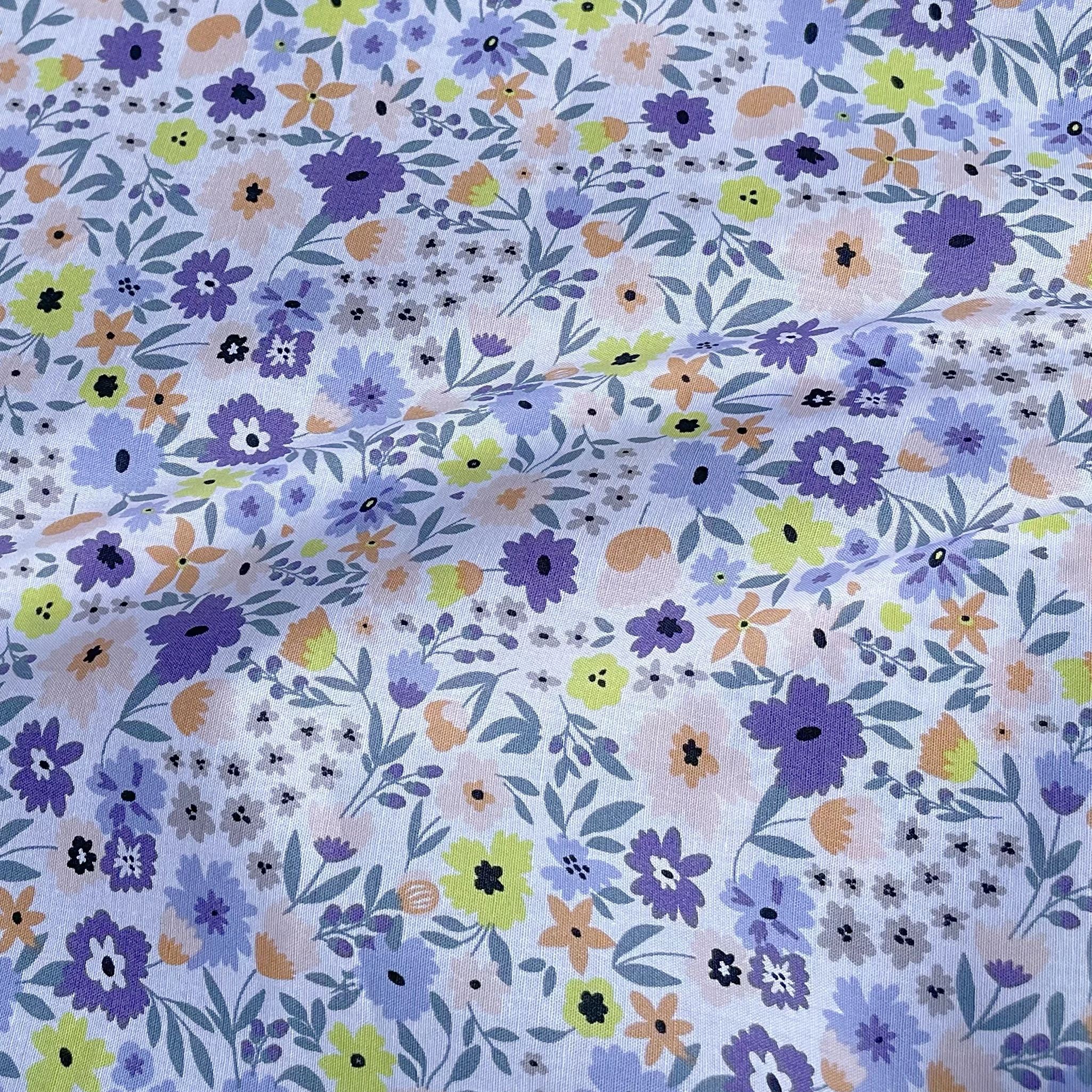 Hampstead Spring Summer Floral 100% Cotton 40S Liberty Fabric Digital Printing for Sewing Cloth Dresses Skirt Kids Baby Designer