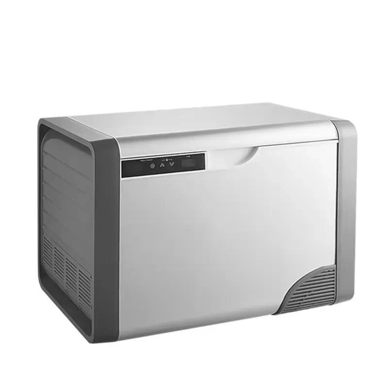 For J Portable 78L12V/24V Solar Freezer DC Car Freezer Open Door Horizontal Freezer Mini Cordyceps CabinetWith