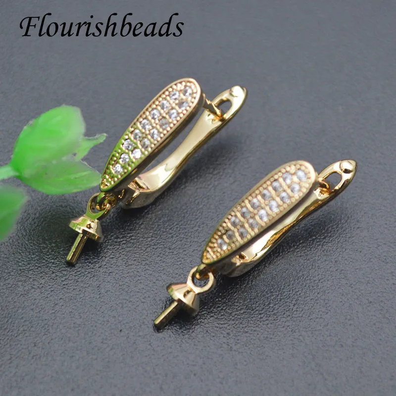 Wholesale Jewelry Finding Jewelry Set Drop Earring Rings Pendant DIY Accessories Fit Half Hole Beads Women Handcrafted Making