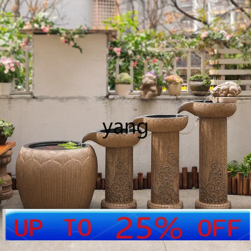 

Левый двор, проточная вода, рыбный пруд, пейзаж, открытый сад, аквариум, циркулирующий водный фонтан