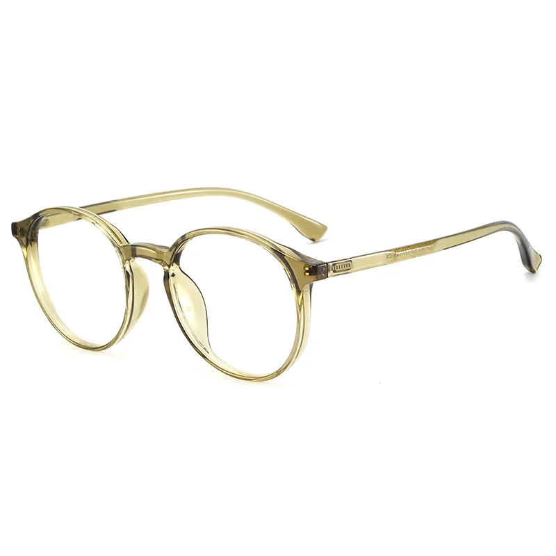 BCLEAR UltraLight TR90 Retro Round Prescription Eyeglasses Myopia Glasses Men Women Optical Anti-blue Computer Photochromic Lens