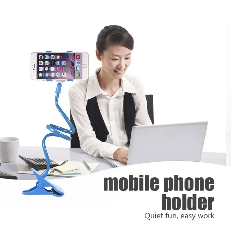 Lazy Bracket Mobile Phone Holder Gooseneck Stand Universal Flexible Bed Desk Table Clip Bracket for Smartphone Holder New