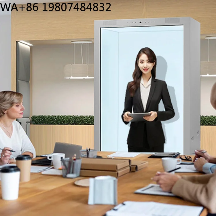 86'' Holographic 3D Advertising AI Hologram, Transparent LCD Display Box for Events, AliExpress Hot Sale