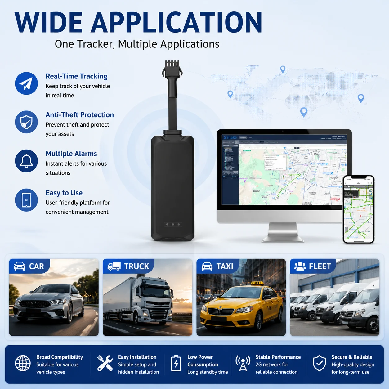 Lot de 3 traceurs GPS pour véh - Home Security Electric Fence avis et prix