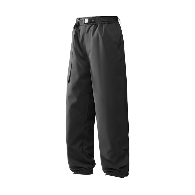 Winter Outdoor High-quality Windproof Waterproof and Warm Snow Pants with Windproof Hard Shell 90 White Duck Down Ski Pants