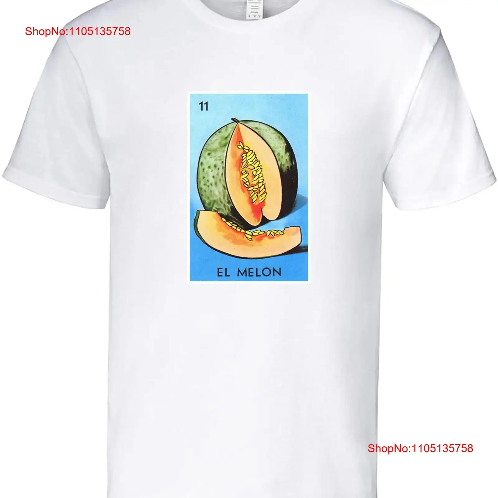 المكسيكي البنغو لوتريا البطيخ مضحك تي شيرت متعدد الألوان خمر غسلها تنوعا أوم عارضة مصمم الملابس قليلا