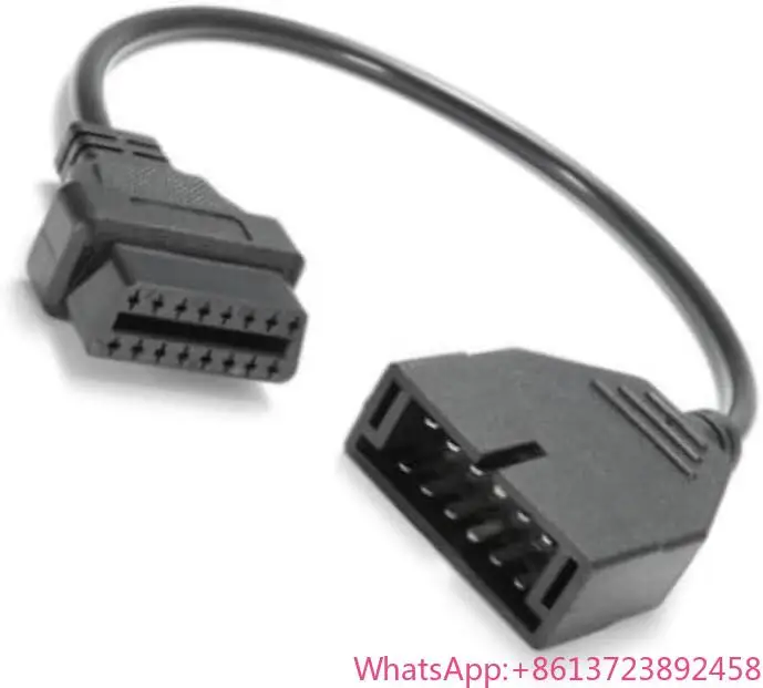 Cross-border  12pin to  16Pin cable GeneralAutomobile 2 adapter cable
