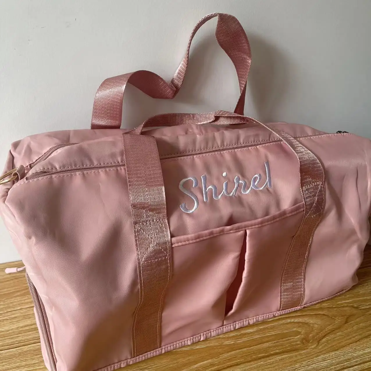 Personalized Duffel Bag Bridesmaid Gift Custom Weekend Bag Gym Bag Cabin Tote Bag Bridal Gift Travel Bag Waterproof Shoulder Bag