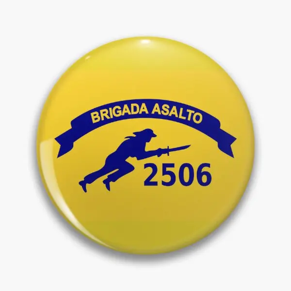 

Бригада 2506 Brigada Asalto 2506 флаг мягкая Кнопка булавка металлический значок одежда креативный милый Декор ювелирные изделия искусственная забавная Женская