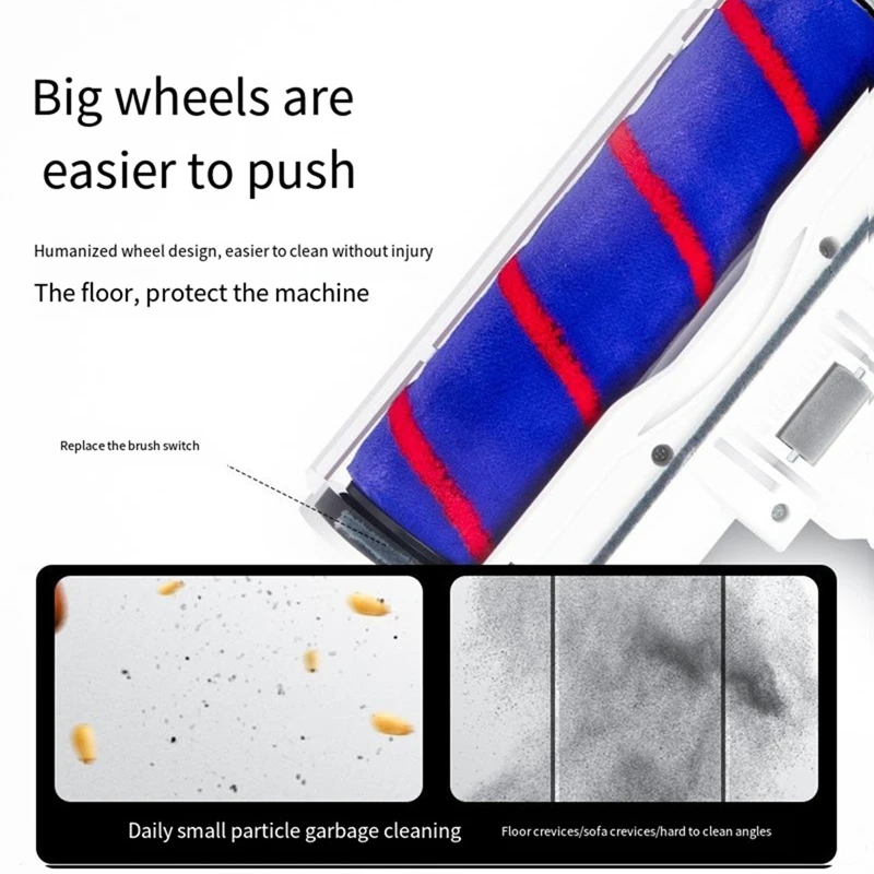 A86I-электрическая насадка для щетки для Dreame V9 V10 V12, детали щетки для ковров, аксессуары для пылесоса Xiaomi Dreame