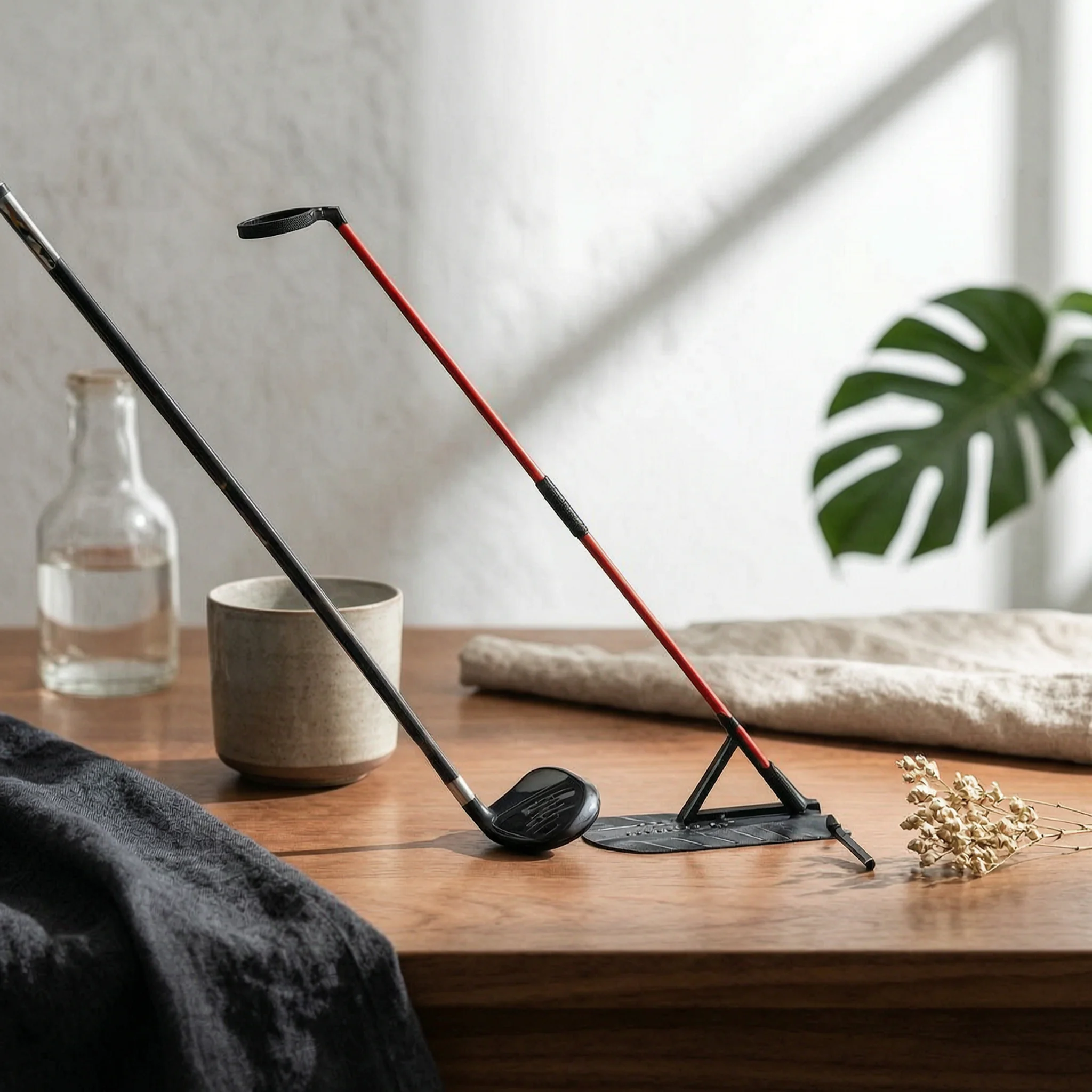 Training Aid Swing - ヘッドスタビリティループ付きゴルフ練習補助具 インスタントフィードバック ゴルフスイングトレーニング補助具 頑丈で人間工学に基づいた設計 ゴルファー、練習場向け