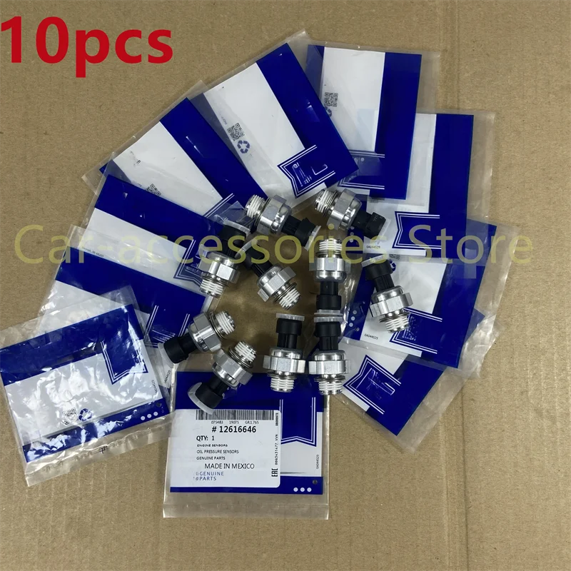 10pcs Oil Pressure Sensor Sender Switch Unit D1846A 12616646 For Oldsmobile Bravada HUMMER H2 H3 SAAB 9-7X 5.3L 6.0L