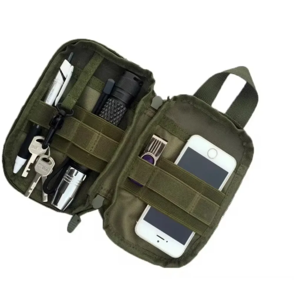 Imagem -02 - Outdoor Multifuncional Edc Acessório Bolsa Molle Camisola Pendurado Bolsa Casual Sports Organizer Telefone Bolsa de Cintura