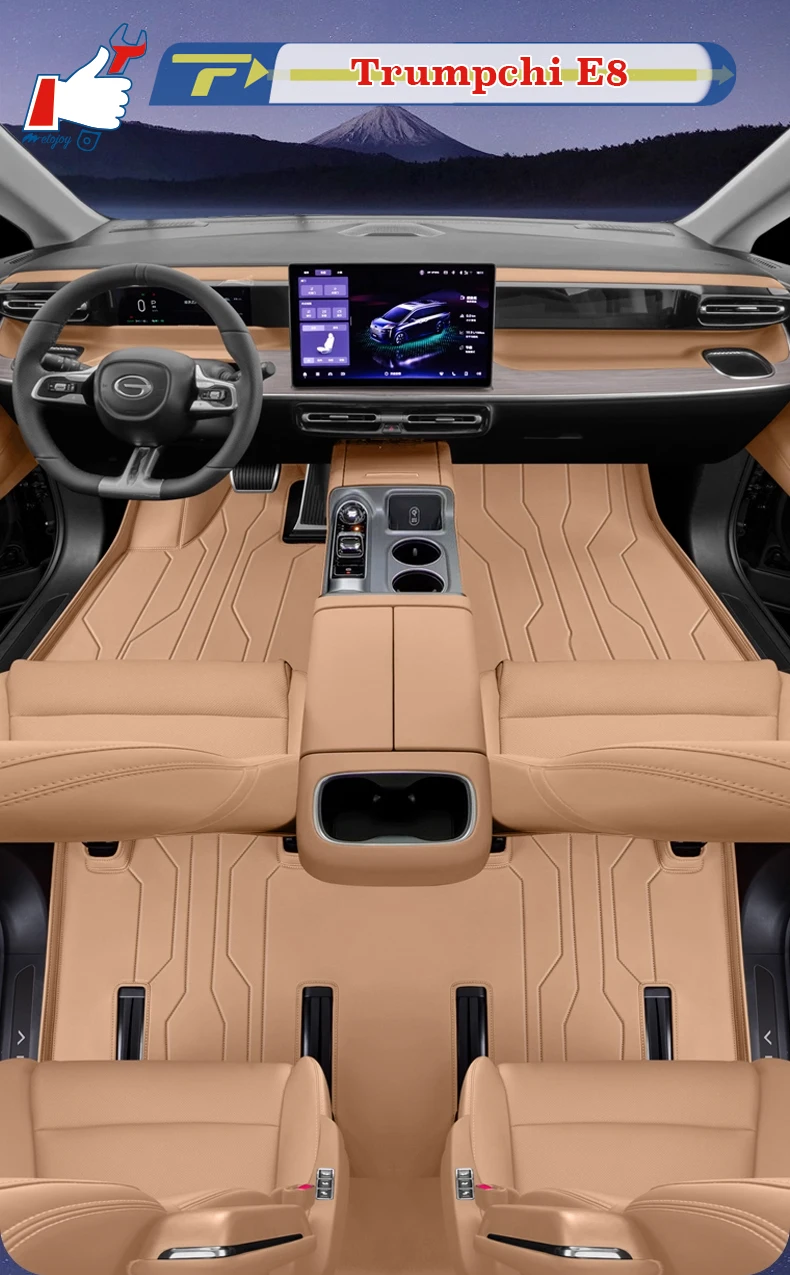 

Left-hand Drive Car Floor Mat For Trumpchi E8 2024 Full-Surround Foot Mat Mat Floor Liner Floor Carpet Water-proof Mat
