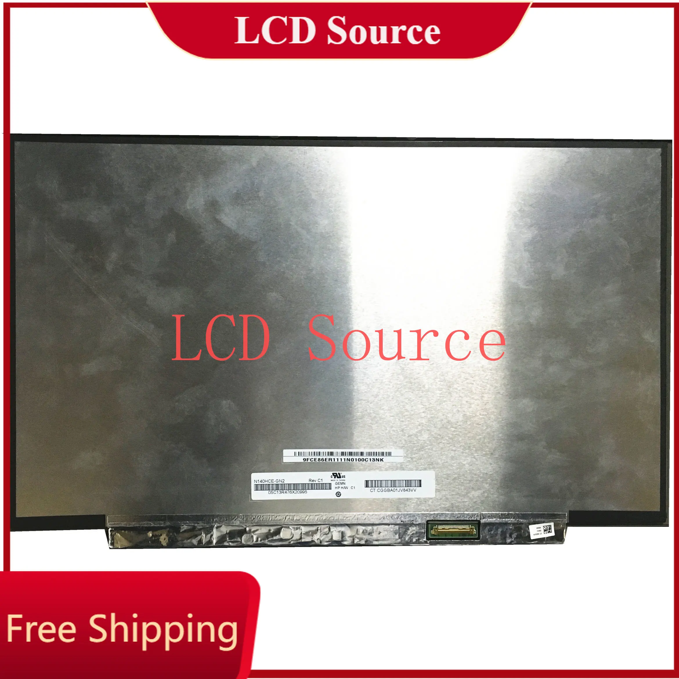 

N140HCE-GN2 Rev B1 fit N140HCE GN2 B140HAN03.7 14.0" 1920X1080 FHD 72% NTSC eDP 30PINS Display with NO Screw Holes LCD Screen