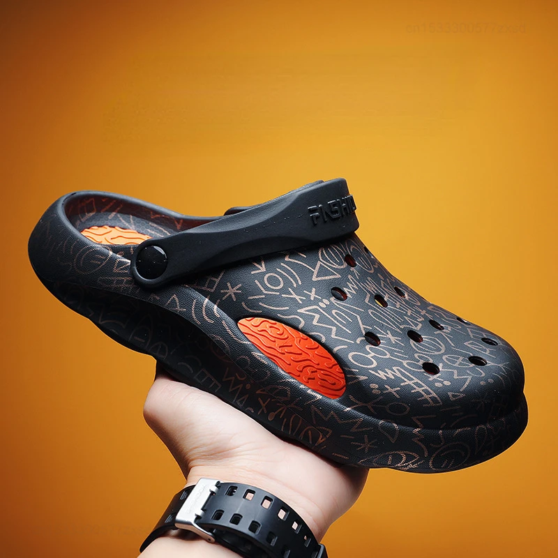 Youpin 2023รองเท้าผู้ชายรองเท้าแตะน้ำหนักเบา EVA, รองเท้าแตะ unisex รองเท้าสำหรับฤดูร้อนรองเท้าแตะชายทะเลระบายอากาศรองเท้าแตะพื้นนุ่ม44