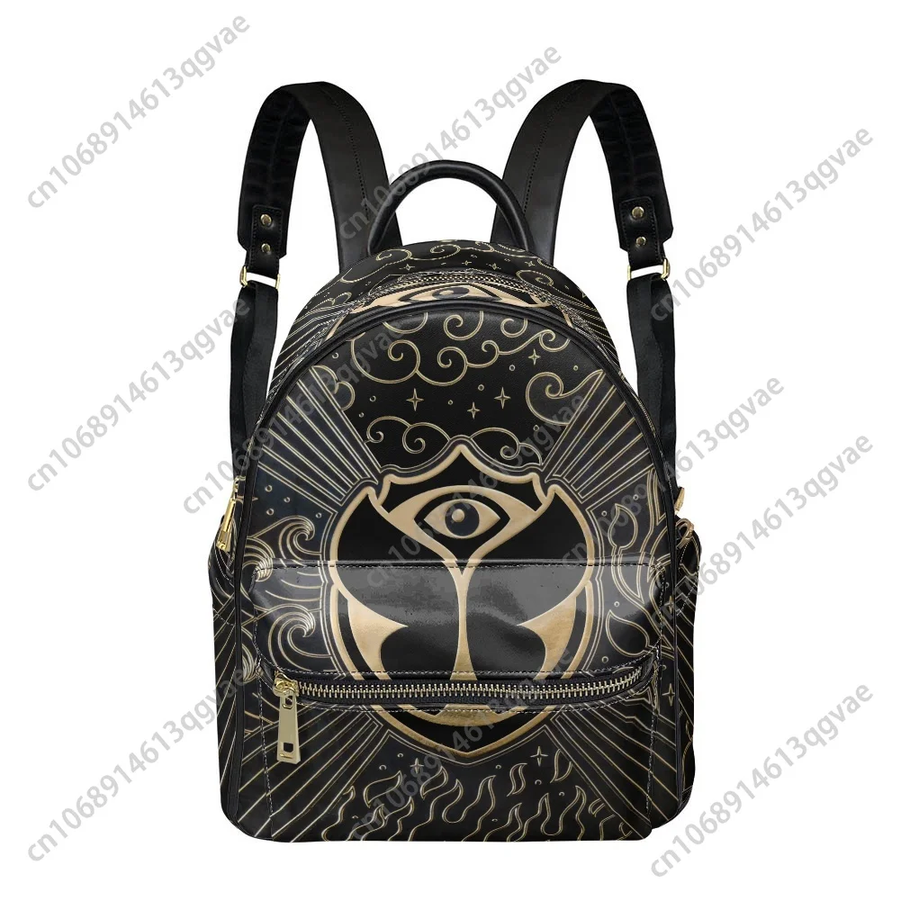 Tomorrowland Flag Backpack Womens Men Personalized Double Shoulder Bag Business Travel Bookbag Rucksack Gift Daypack