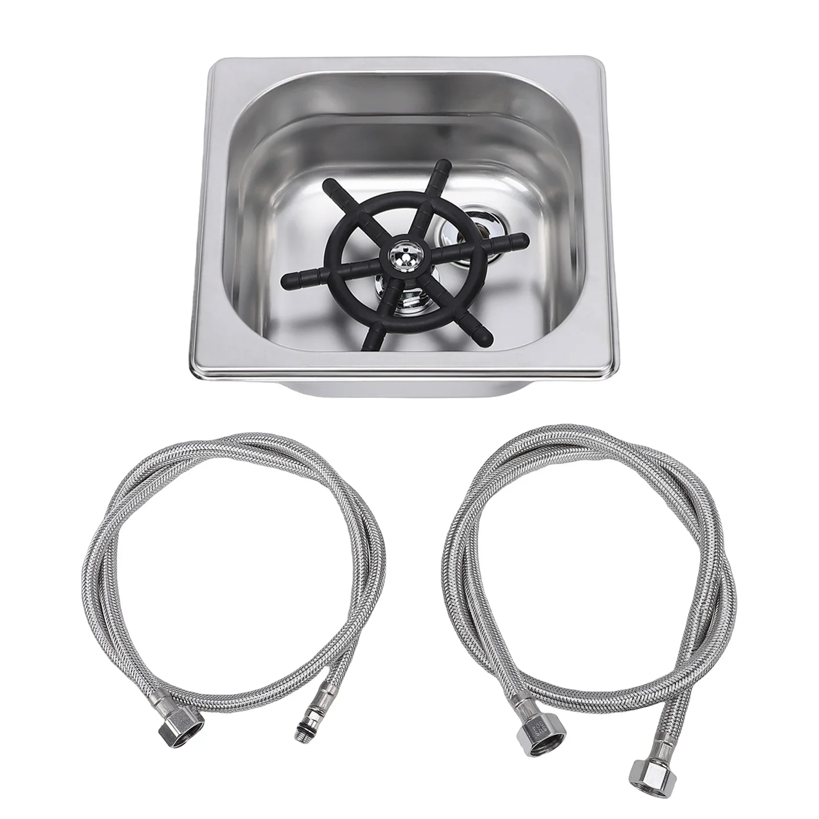 Embedded Automatic Cup Washer for Home Commercial Use  Rinser Time Labor Saving Stainless Steel