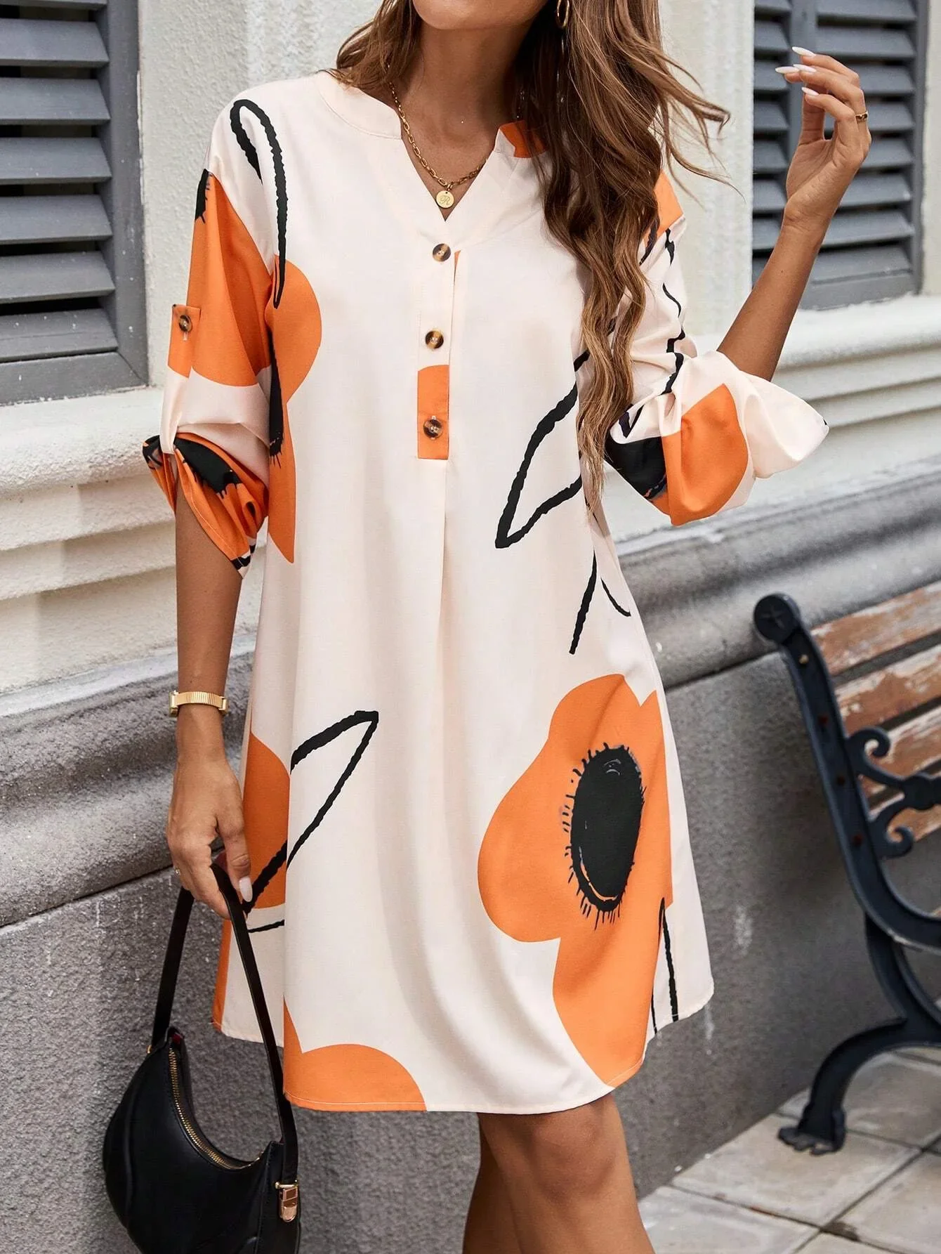 Ready-To-Ship 1688 Ali Express Fashion Dress Amazon Wardrobe Independent Station European American Style Women's Shrimp Skin Dre