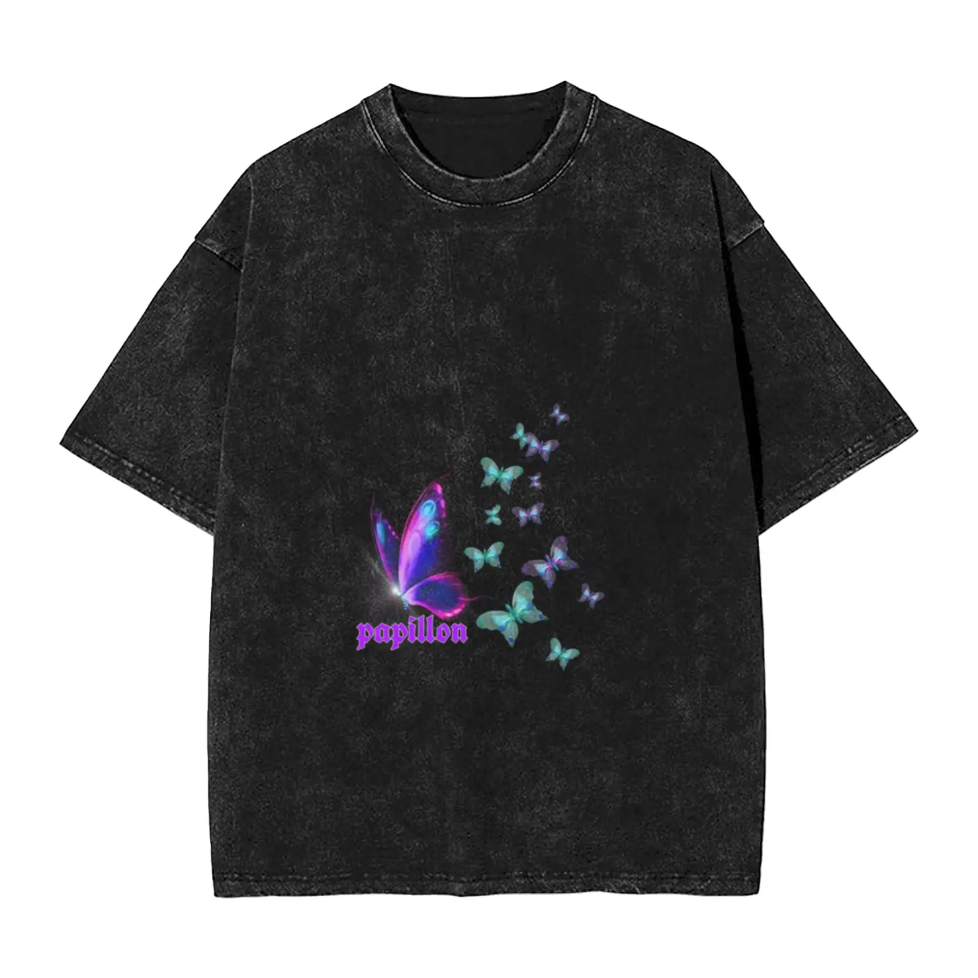 carry you by the wind like a butterfly Classic Stylish A T-Shirt Oversized Short Sleeve Cotton Tees Tops