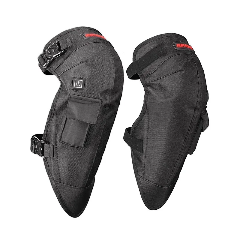 BENKIA 392 Knee Pads Motorcycle Protectors Electric Heated Knee Pads Heating Warm Windproof Leggings