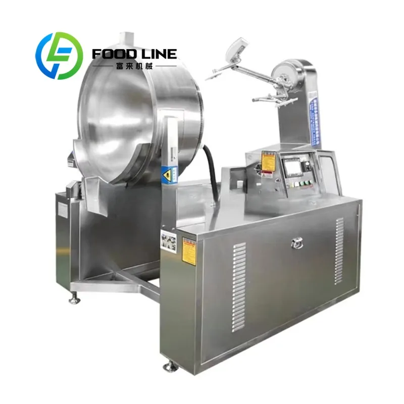 Customized Commercial Automatic Steam Stirring Wok Jacketed Milk Boiler Electric Cheese Kettle Multi Stirrers Spice Mixer Pot