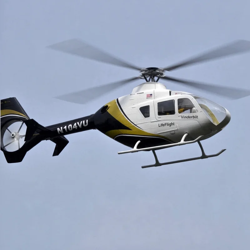 New Flywing EC-135 16V Brushless Remote Control Simulation Helicopter Electric RC Model With LED, GPS and ACE Flight Control Toy