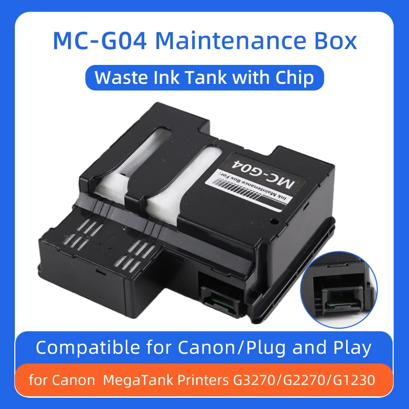 

MC-G04 MCG04 Коробка для обслуживания принтеров Canon G4770 G1831 G2870 G3870 G3871 G3872 G4870 G1930 G2970 G3970 G3971 G3972 G4970