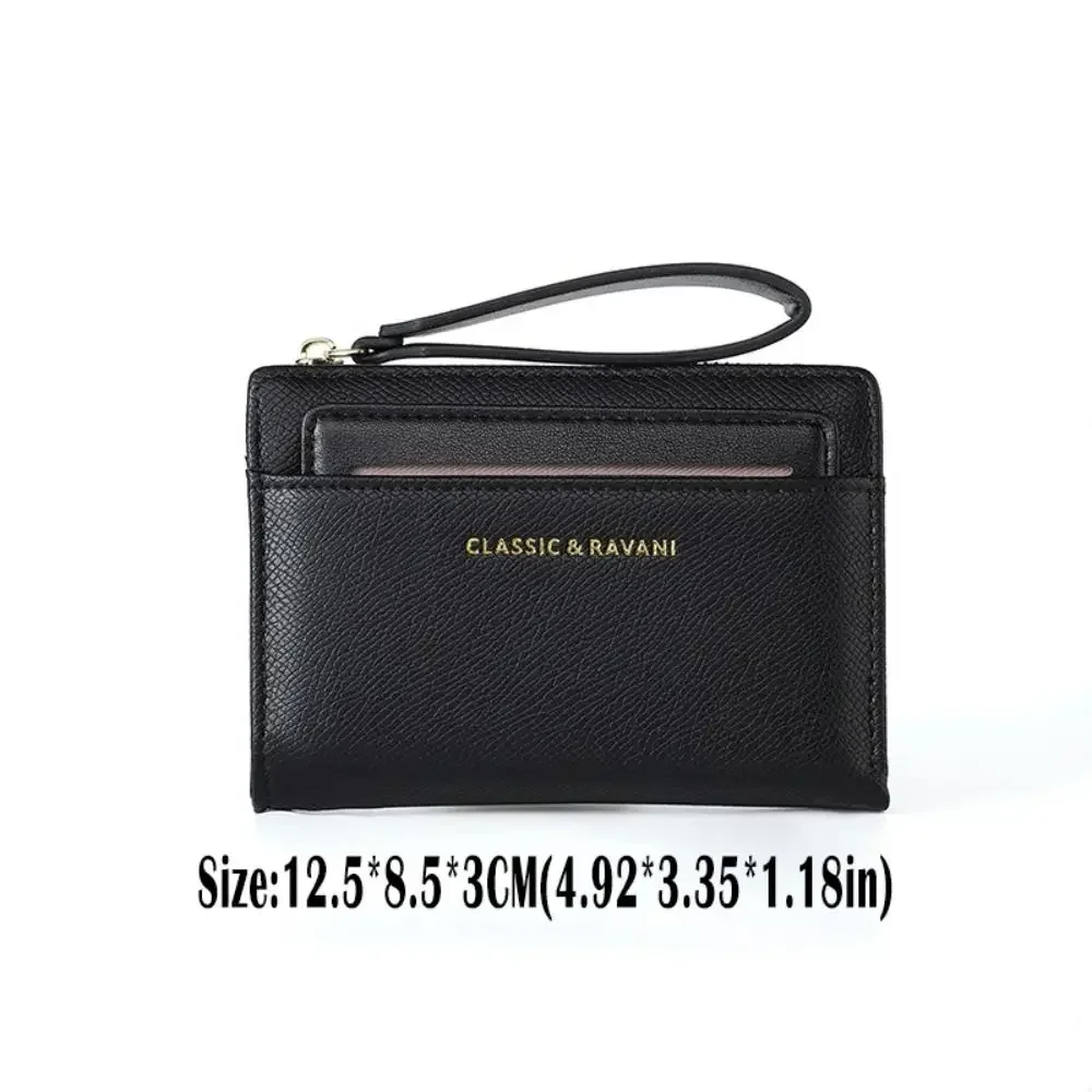 جديد المحمولة المرأة المحفظة بو الجلود متعددة الأغراض محفظة نسائية للعملات المعدنية سستة تخزين بلون حامل بطاقة محفظة للعملة المعدنية