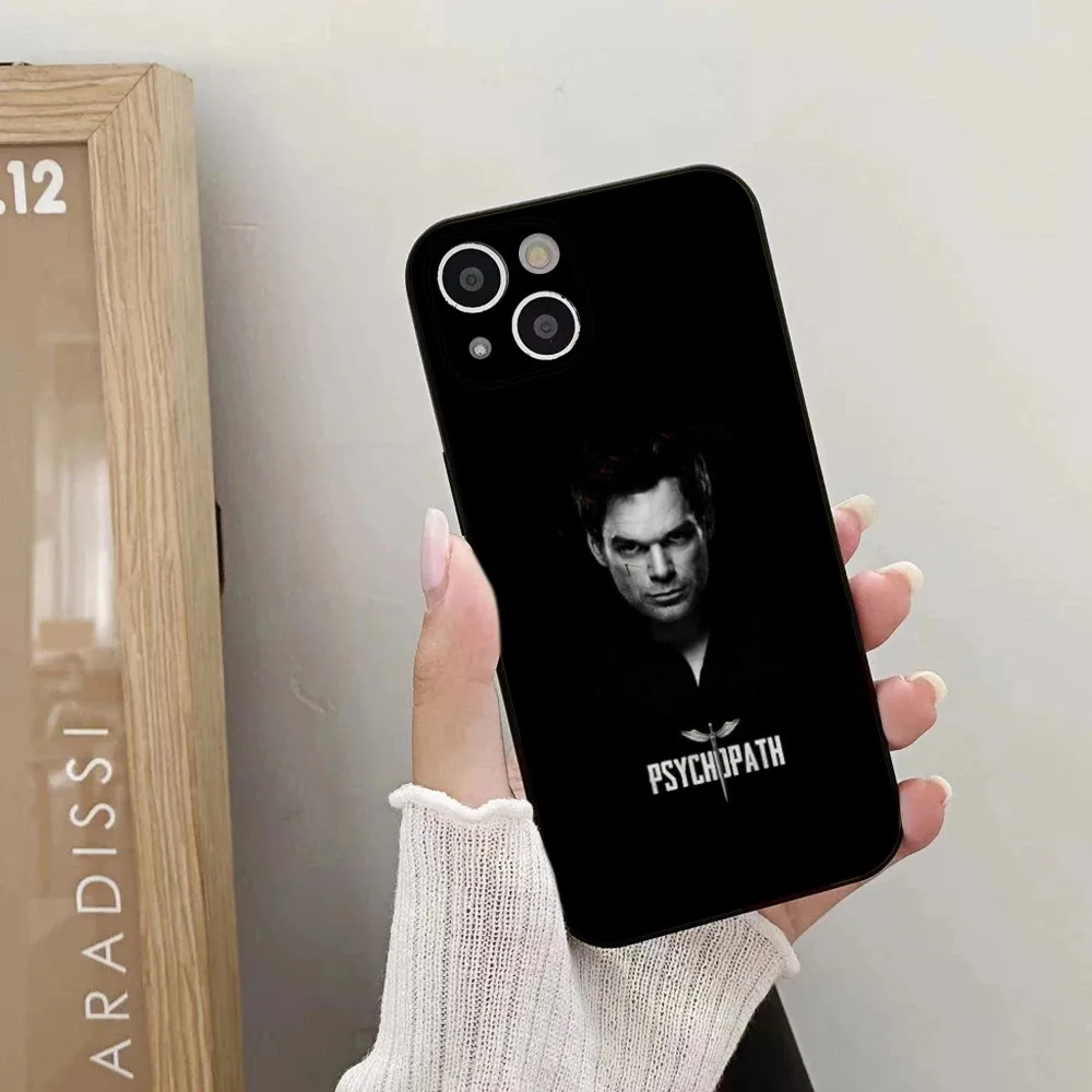 Dexter Morgan Phone Case For iPhone 15,14,13,12,11 Plus,Pro,Max,XR,XS,X,7,8 Plus,SE,Mini Silicone Soft