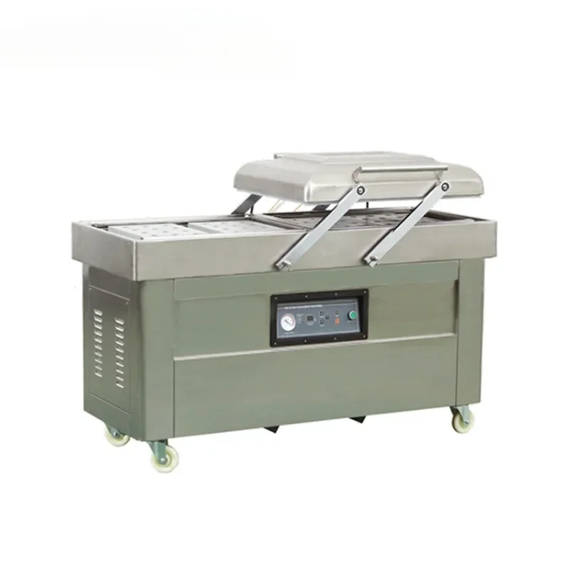 

Industrial Double Chamber Vacuum Commercial Food Meat Packing Sealing Machine DZ400/2SB customized