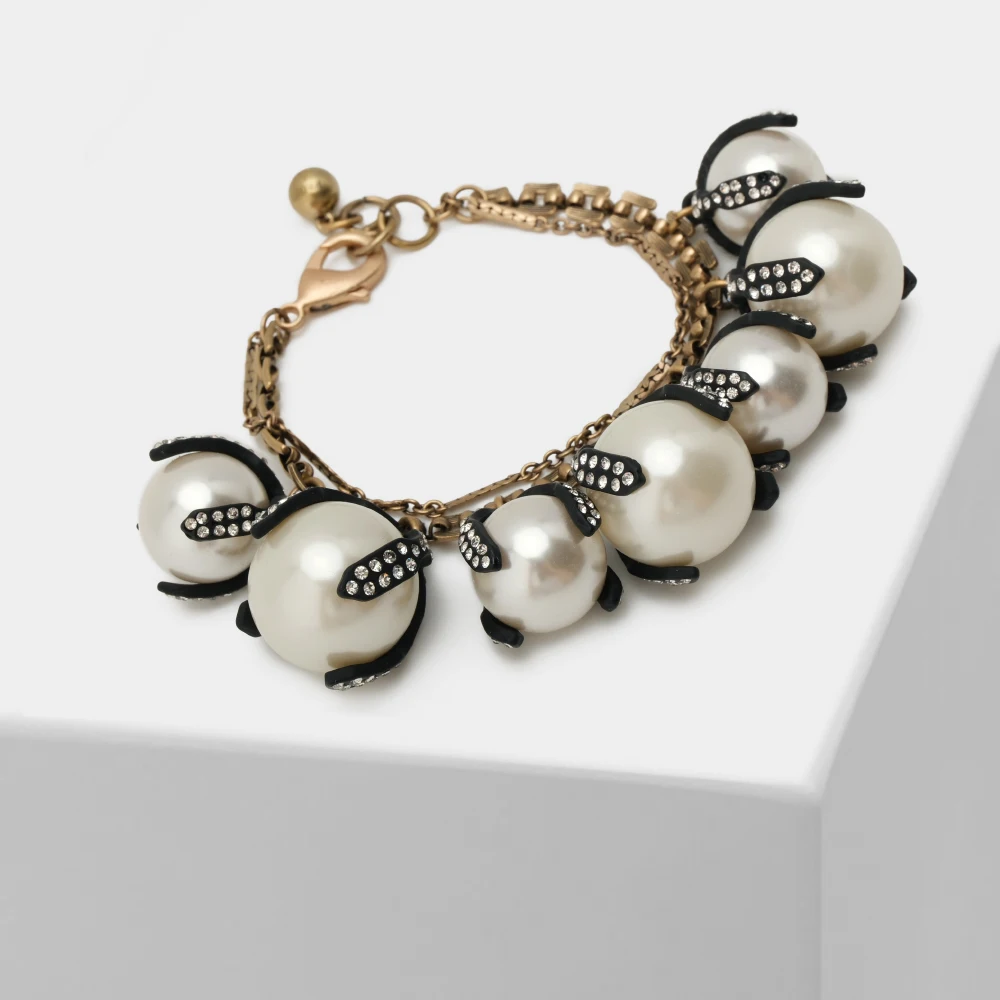 Amorita boutique Fashion exaggerated artificial pearl bracelet