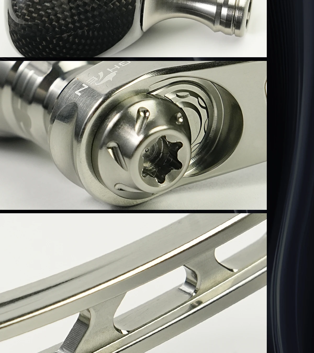 HEIGHTEN Spinning Wheel Single Shake 65mm kann in 70mm umgewandelt werden mit rundem Griff-Pillen-Element 38mm Modifikationszubehör – Detail 5