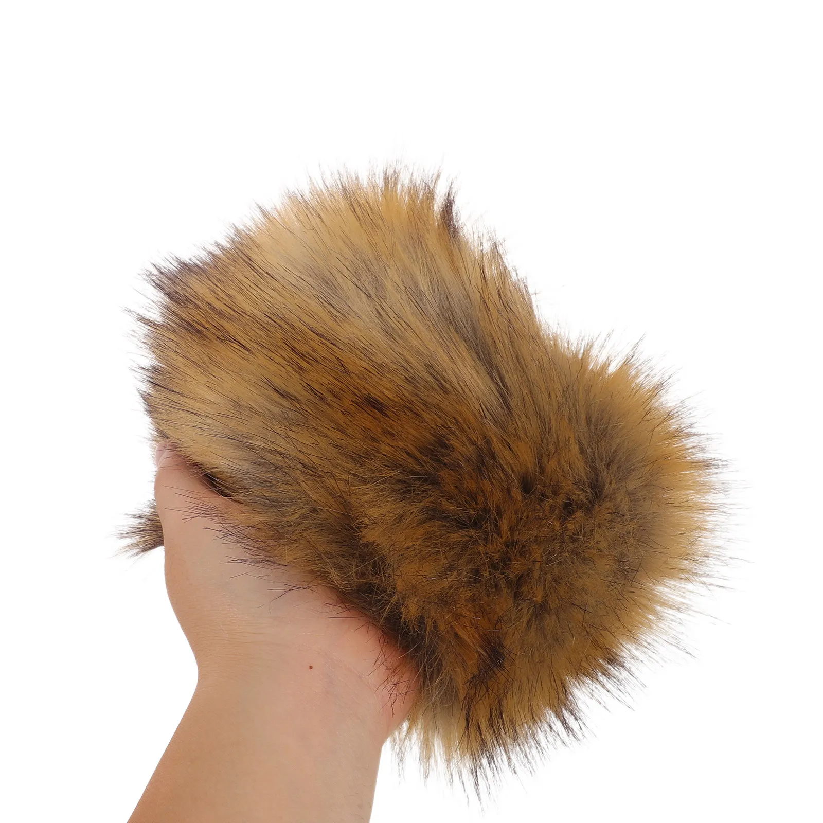 2-個フェイクスキンリストウォーマー女性ソフトカフス冬防風リストバンド暖かいアームウォーマー屋外ファッション手首カバー