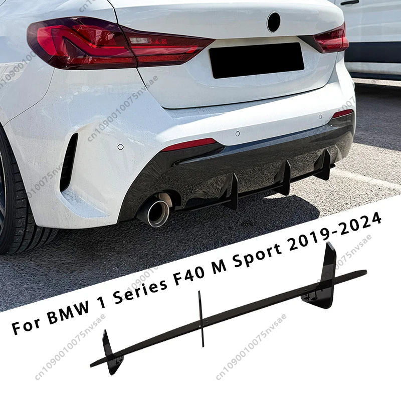 

For BMW F40 1 Series M Sport 2019-2024 Car Rear Bumper Diffuser Splitter Rear Bumper Spoiler Splitter Diffuser Bodykit Tuning