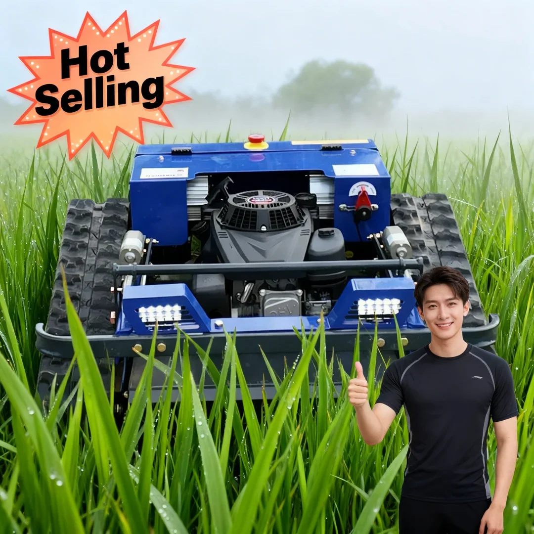 

Customized Factory Price Remote Control Lawn Mower 550mm Cutting Width Zero Turn Automatic Robot Crawler