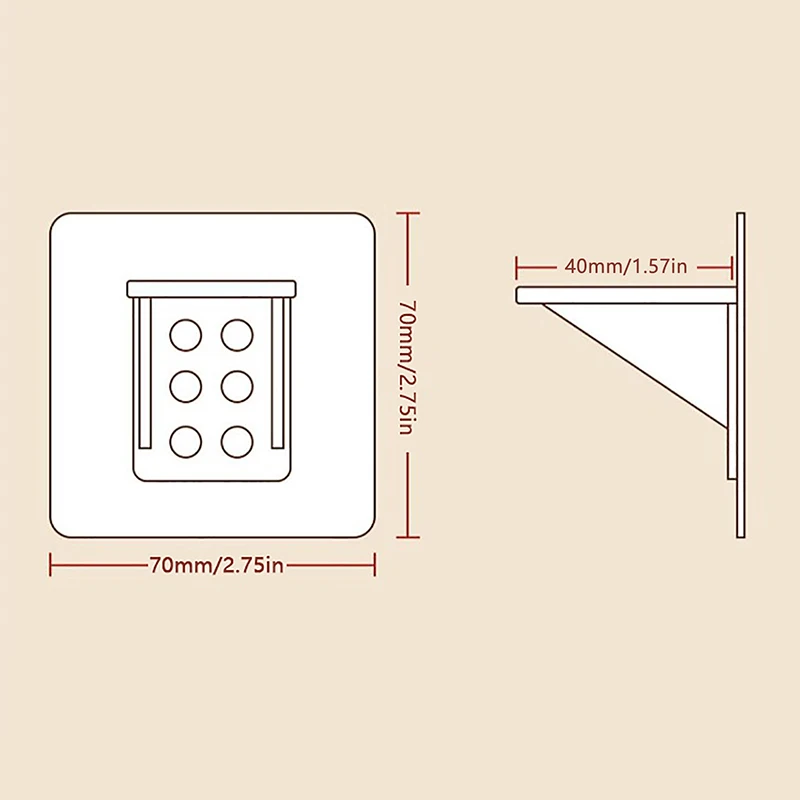 Pegs de suporte de prateleira adesiva para cozinha, quarto, armário, prateleira, clipes de suporte, cabide de parede, suporte adesivo, 4 peças