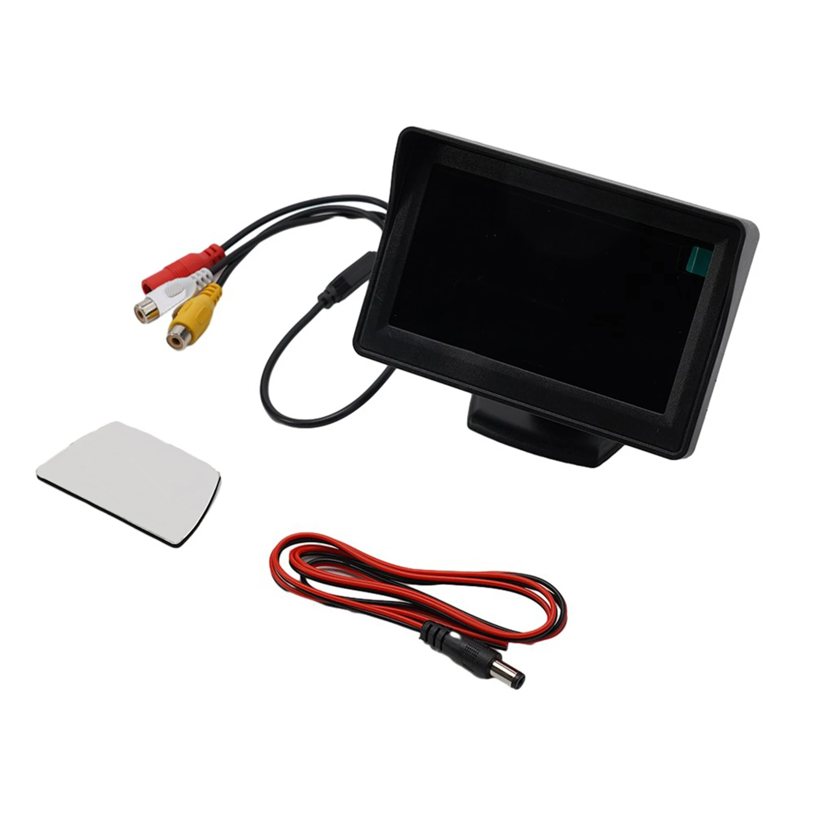 شاشة TFT LCD مقاس 4 3 بوصة لمجموعة الرؤية الخلفية مع كاميرا ركن السيارة العكسية تتميز بإدخال AV1 AV2 وتشغيل تلقائي