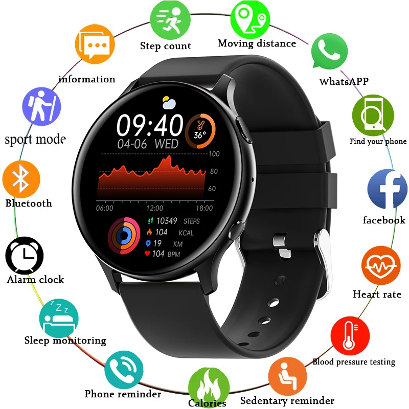 Men Smart Watch Bluetooth Phone Call Women Smartwatch Digital Body Temperature Monitor Sport Waterproof Watches for Android 2023