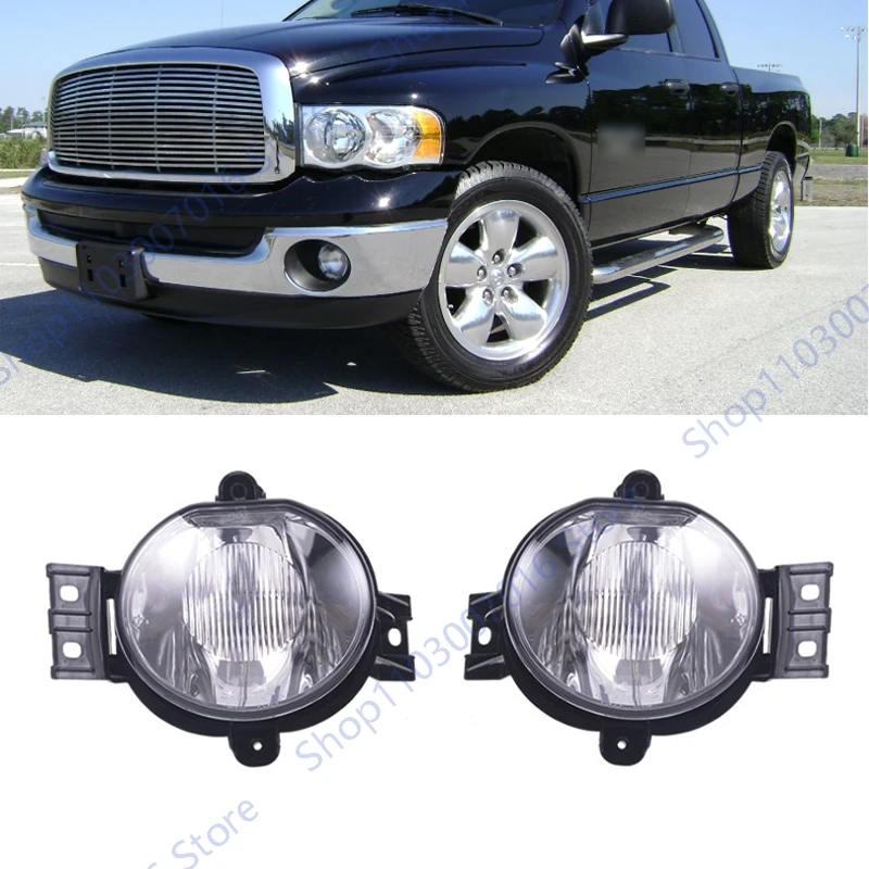 Car Fog Light Assembly Signal Lamp For Dodge Ram 1500 2500 3500 2002-2008 Durango 2004-2006 Headlight Front Bumper Fog Lamp